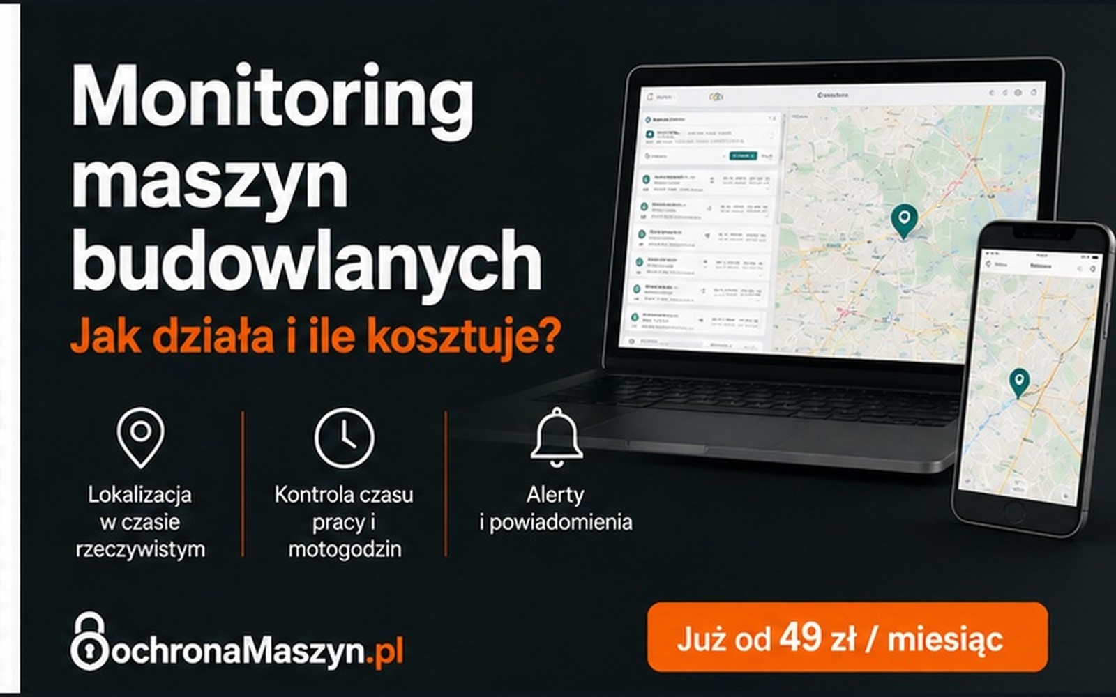 GPS do maszyn budowlanych – Olsztyn i województwo warmińsko-mazurskie
